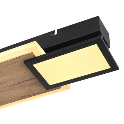 Globo 67279-30 - LED stropné svietidlo CAROLINE LED/30W/230V 25x71,5 cm béžová/čierna