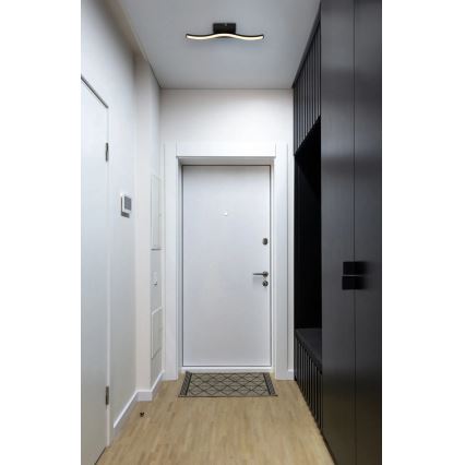 Globo - LED Prisadený luster LED/6W/230V 3000K čierna