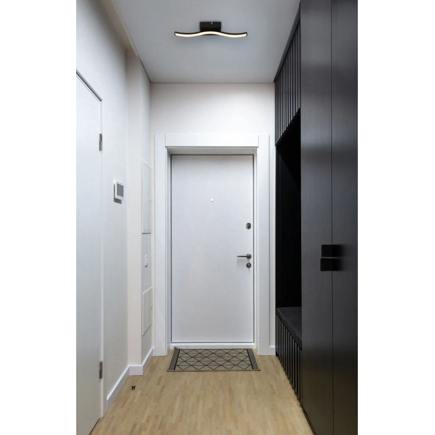 Globo - LED Prisadený luster LED/6W/230V 3000K čierna