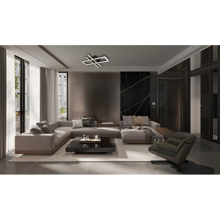 Globo - LED Stropné svietidlo LED/24W/230V 4000K čierna