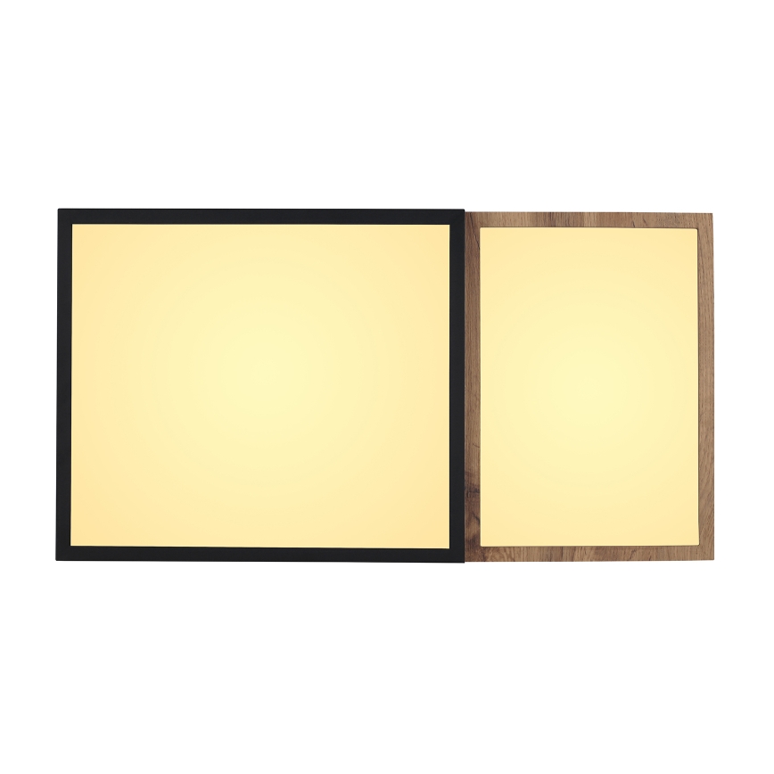 Globo 67286-30 - LED stropné svietidlo GUNDI LED/30W/230V 35x65 cm hnedá/čierna