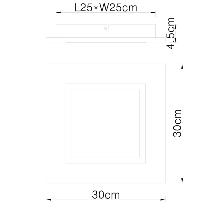 Globo - LED Stropné svietidlo LED/12W/230V