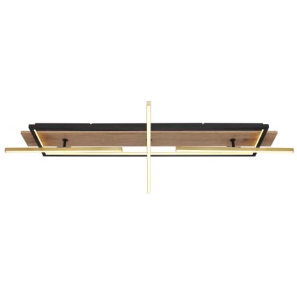 Globo 67296D2 - LED stropné svietidlo BEATRIX LED/48W/230V 60,5x100 cm hnedé