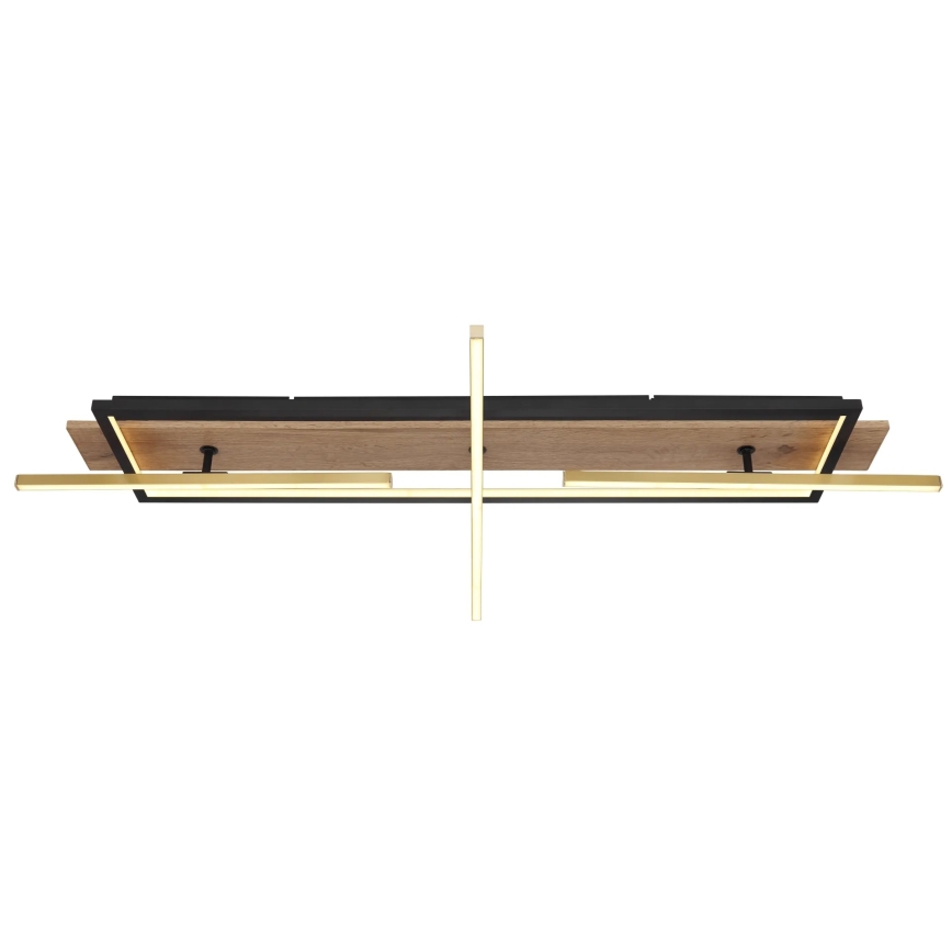Globo 67296D2 - LED stropné svietidlo BEATRIX LED/48W/230V 60,5x100 cm hnedé