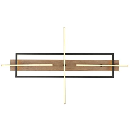 Globo 67296D2 - LED stropné svietidlo BEATRIX LED/48W/230V 60,5x100 cm hnedé