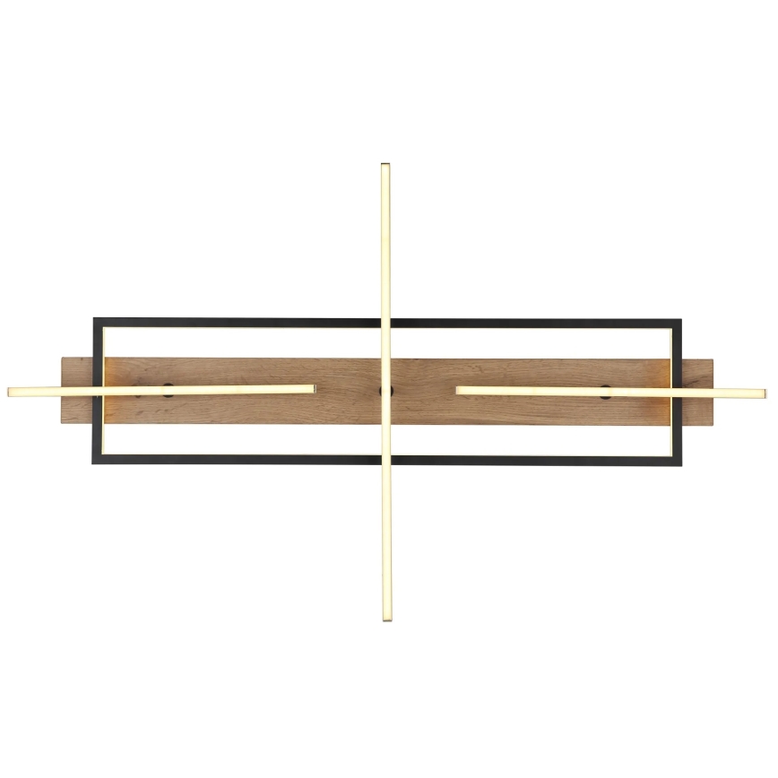 Globo 67296D2 - LED stropné svietidlo BEATRIX LED/48W/230V 60,5x100 cm hnedé