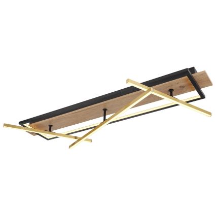 Globo 67296D2 - LED stropné svietidlo BEATRIX LED/48W/230V 60,5x100 cm hnedé
