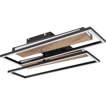 Globo 67299D1 - LED stropné svietidlo COLLI LED/48W/230V 52x60 cm hnedá/čierna