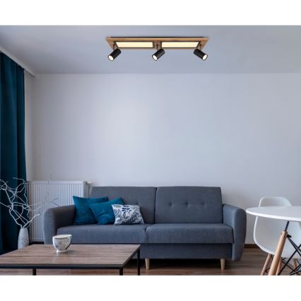 Globo - LED Bodové svietidlo LED/24W/230V + 3xGU10/5W
