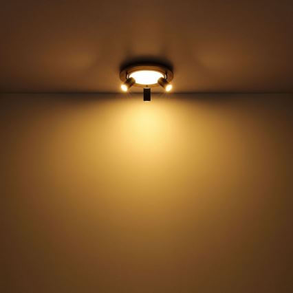 Globo - LED Bodové svietidlo 3xGU10/5W/230V + LED/15W/230V