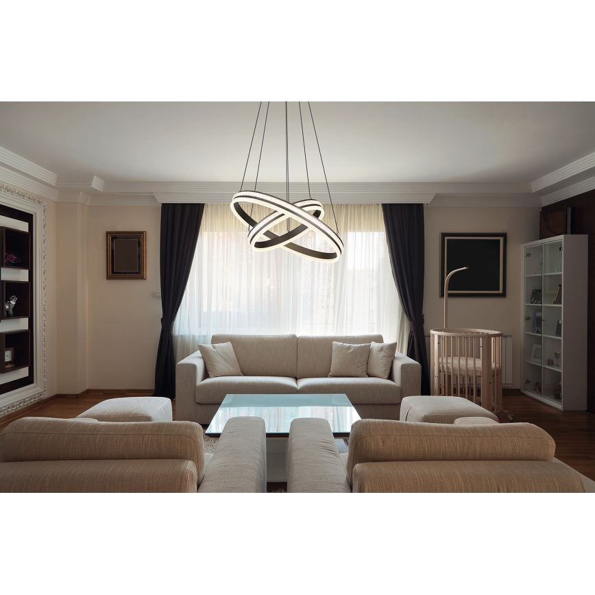 Globo - LED Stmievateľný luster na lanku LED/60W/230V 2700K-6000K + diaľkové ovládanie