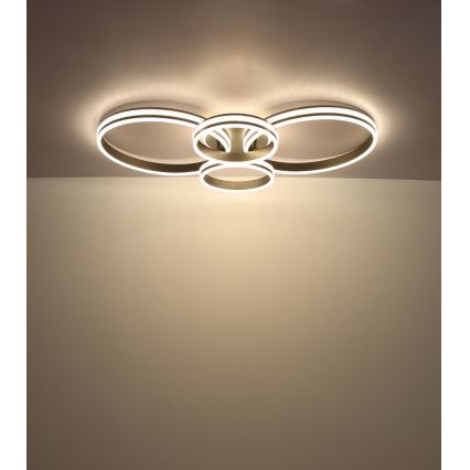 Globo - LED Stropné svietidlo LED/39W/230V 2700/4500/6500K 106x60 cm antracit