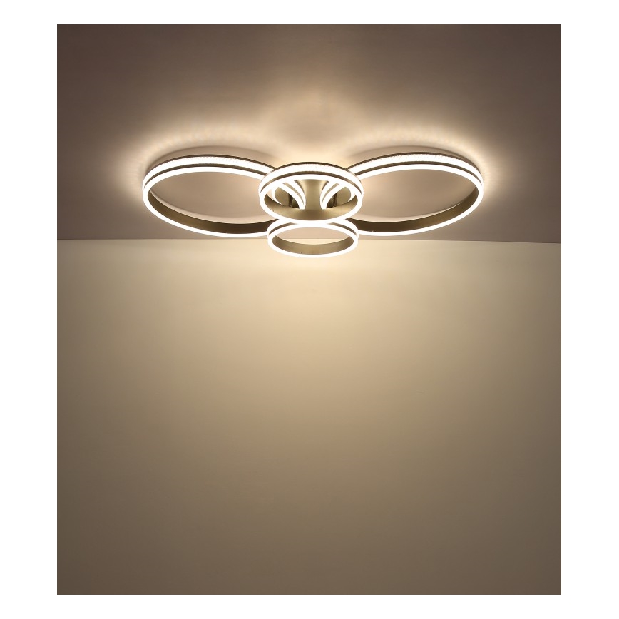 Globo - LED Stropné svietidlo LED/39W/230V 2700/4500/6500K 106x60 cm antracit