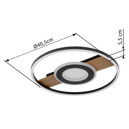 Globo - LED Stropné svietidlo LED/24W/230V