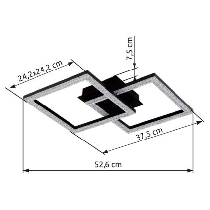 Globo - LED Stropné svietidlo LED/20W/230V