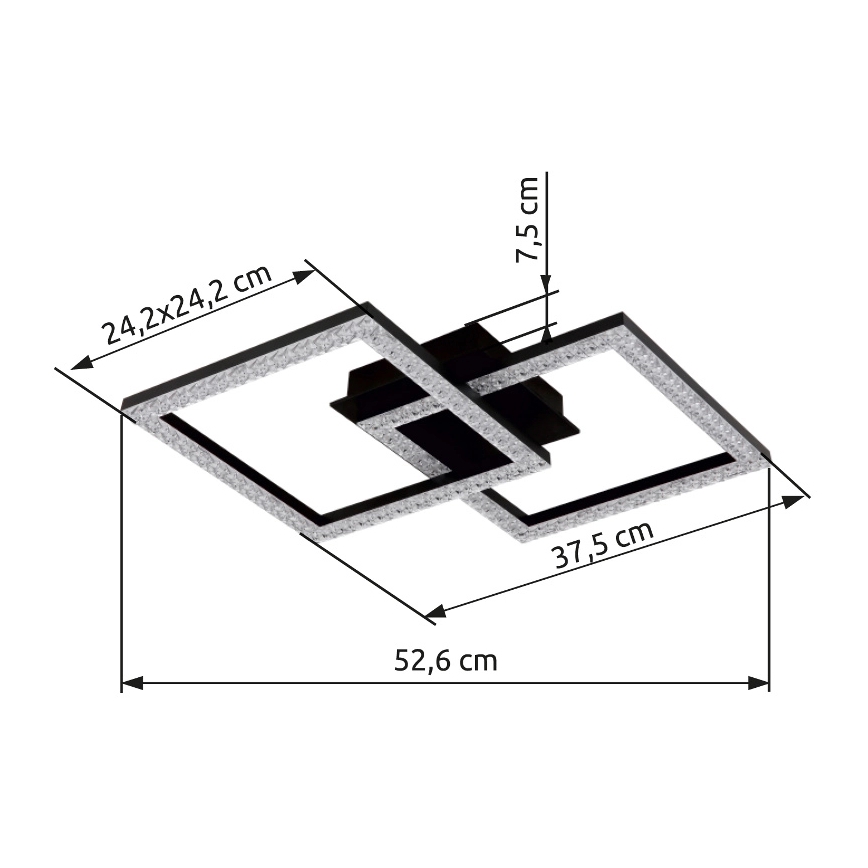 Globo - LED Stropné svietidlo LED/20W/230V