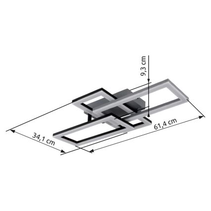 Globo - LED Stropné svietidlo LED/24W/230V