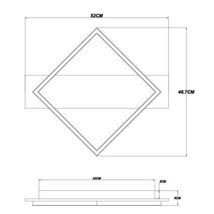 Globo - LED Stropné svietidlo LED/18W/230V
