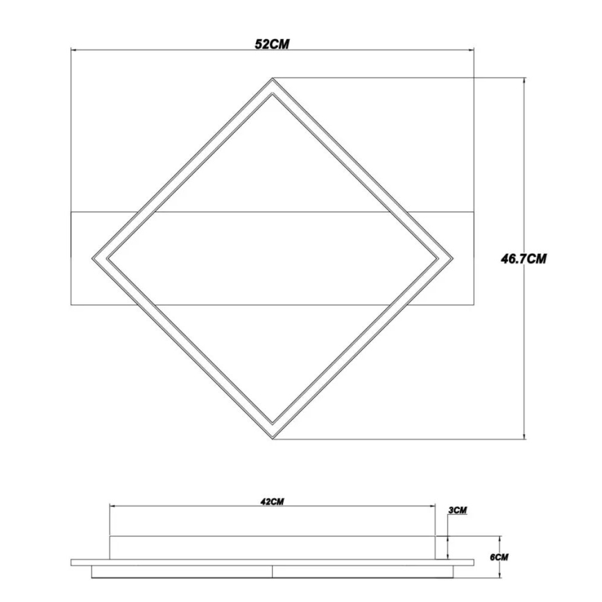 Globo - LED Stropné svietidlo LED/18W/230V