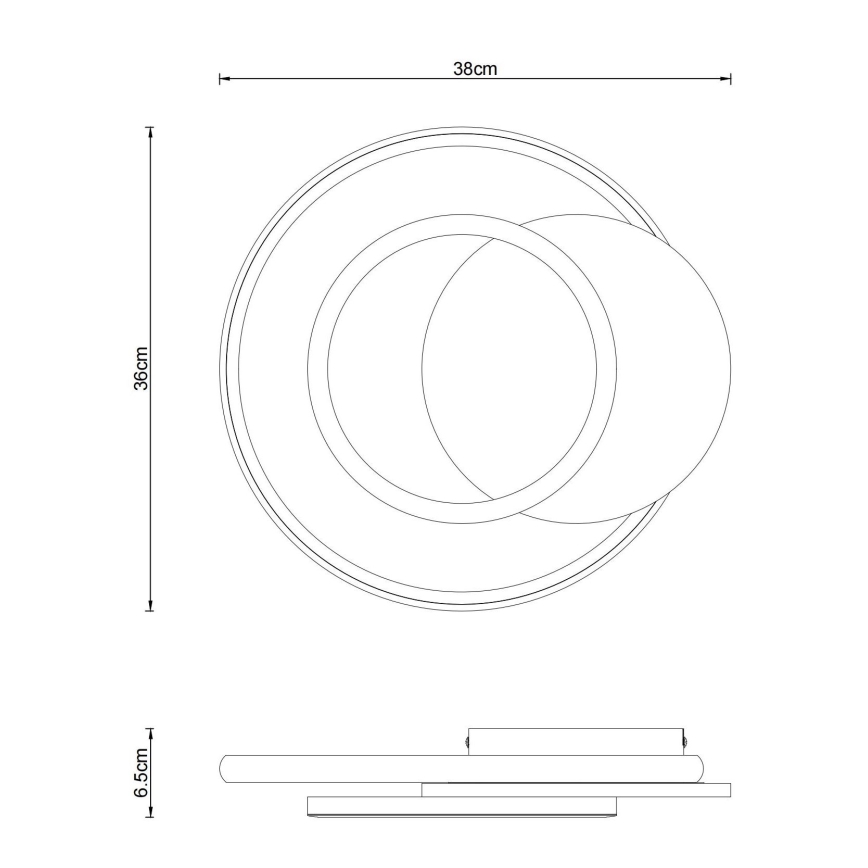 Globo - LED Stropné svietidlo LED/24W/230V