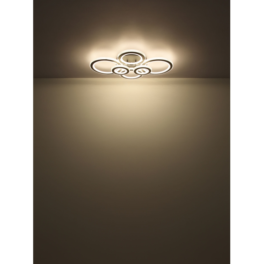 Globo - LED Stmievateľné stropné svietidlo LED/60W/230V 2700-6000K 56x78 cm antracit + diaľkové ovládanie