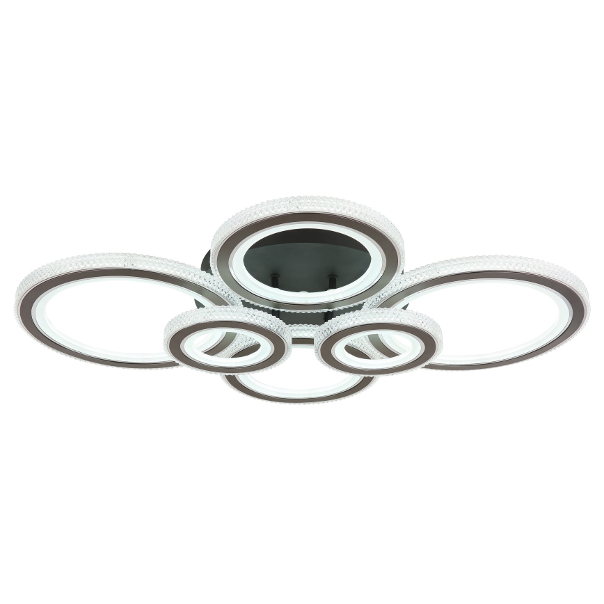 Globo - LED Stmievateľné stropné svietidlo LED/60W/230V 2700-6000K 56x78 cm antracit + diaľkové ovládanie