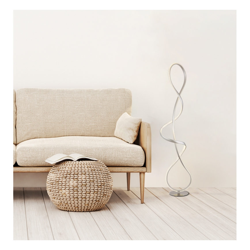 Globo - LED Stojacia lampa LED/36W/230V matný chróm