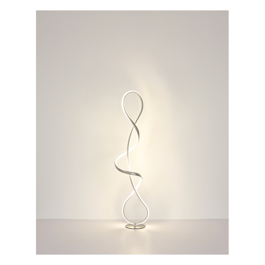 Globo - LED Stojacia lampa LED/36W/230V matný chróm