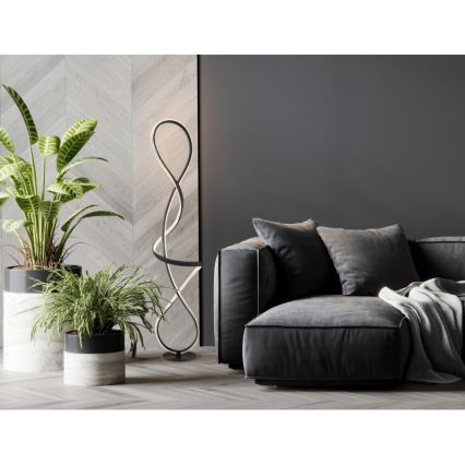 Globo - LED Stojacia lampa LED/36W/230V čierna