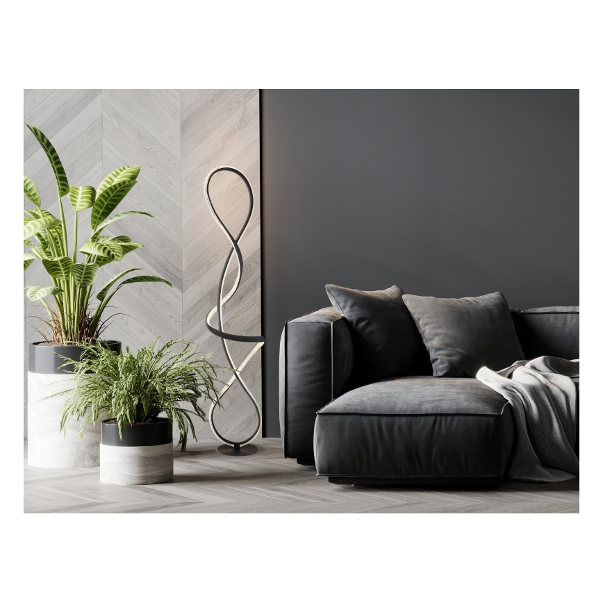 Globo - LED Stojacia lampa LED/36W/230V čierna