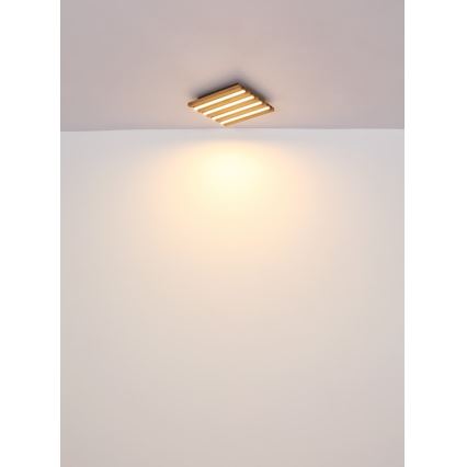 Globo - LED Stropné svietidlo LED/30W/230V 3000K 45x45 cm drevo