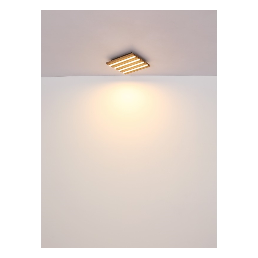 Globo - LED Stropné svietidlo LED/30W/230V 3000K 45x45 cm drevo