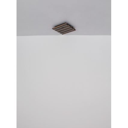 Globo - LED Stropné svietidlo LED/30W/230V 3000K 45x45 cm drevo