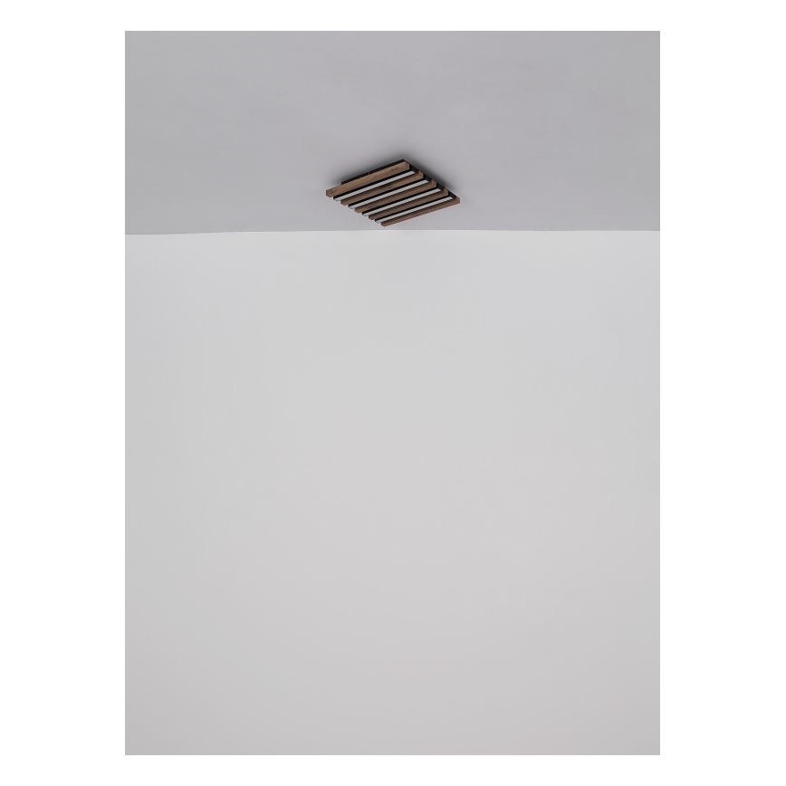Globo - LED Stropné svietidlo LED/30W/230V 3000K 45x45 cm drevo