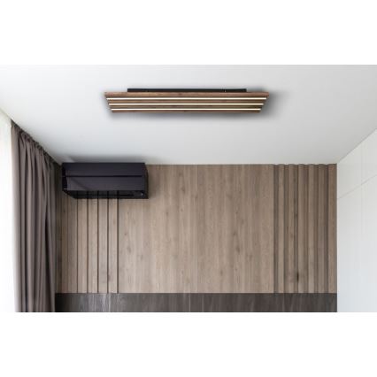 Globo - LED Stropné svietidlo LED/30W/230V 3000K 80x20 cm drevo