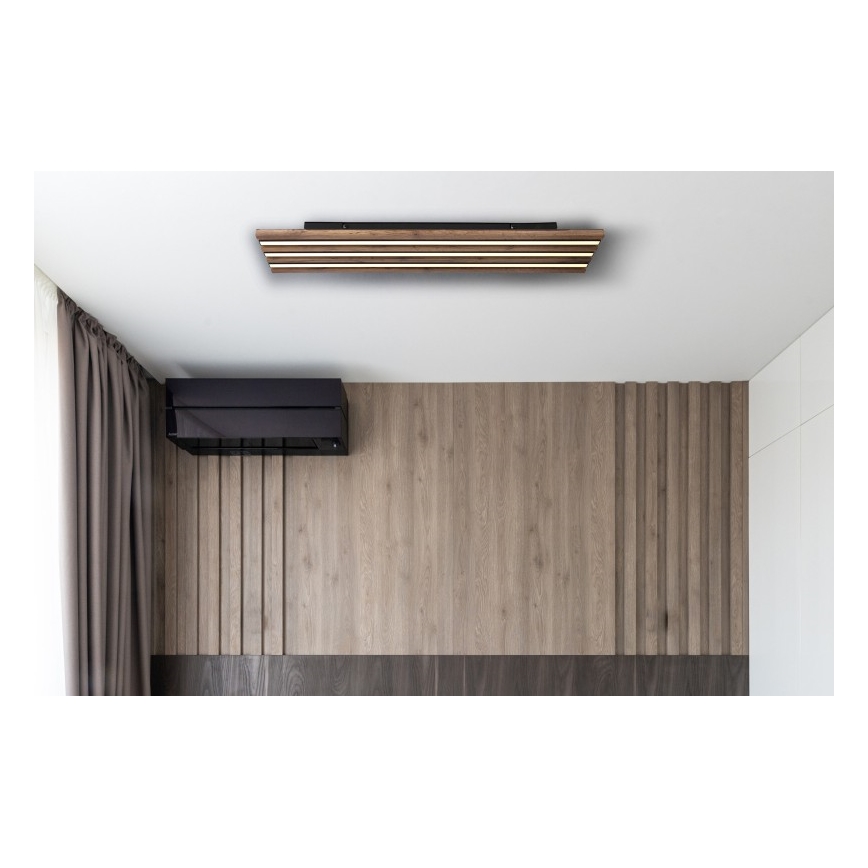 Globo - LED Stropné svietidlo LED/30W/230V 3000K 80x20 cm drevo