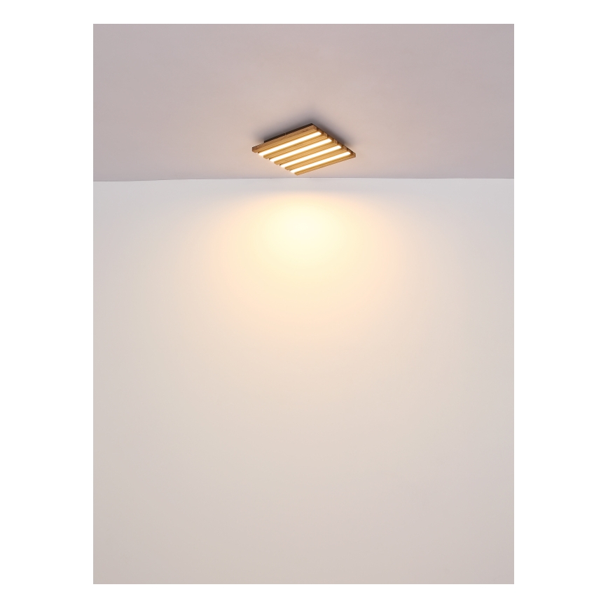 Globo - LED Stropné svietidlo LED/30W/230V 3000K 80x20 cm drevo