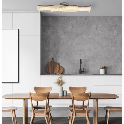 Globo - LED Stropné svietidlo LED/35W/230V 3200K 18x108 cm matný chróm