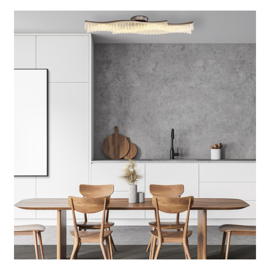Globo - LED Stropné svietidlo LED/35W/230V 3200K 18x108 cm matný chróm