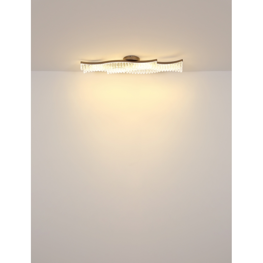 Globo - LED Stropné svietidlo LED/35W/230V 3200K 18x108 cm zlatá