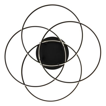 Globo - LED Stropné svietidlo LED/55W/230V 4000K pr. 51,5 cm čierna