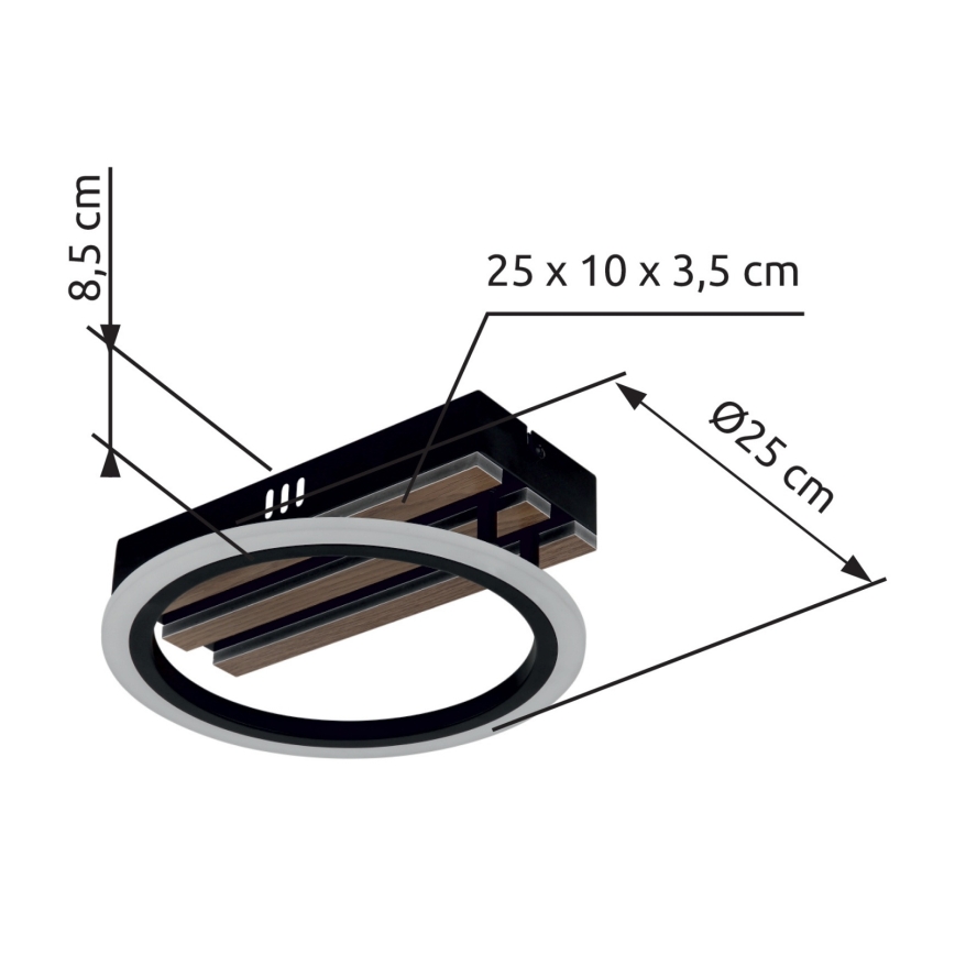Globo - LED stropné svietidlo LED/10W/230V 3000/4200/6000K