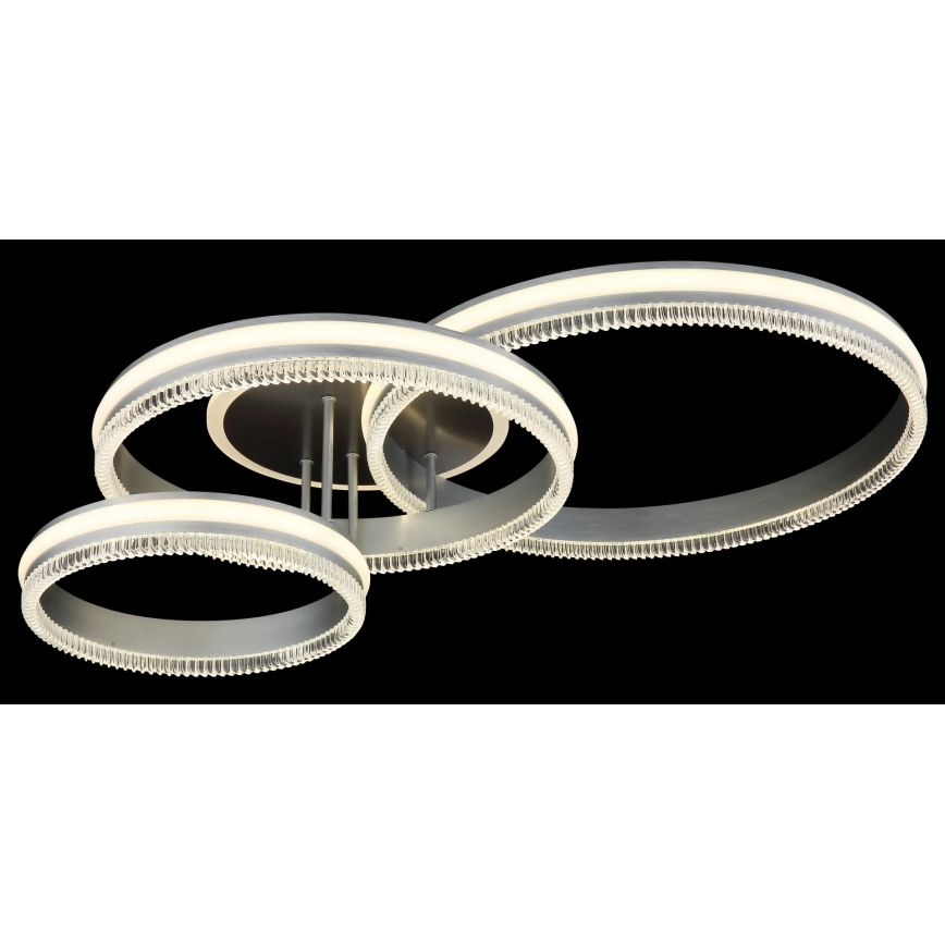 Globo - LED stmievateľné stropné svietidlo LED/72W/230V 2700-6000K strieborné + diaľkové ovládanie