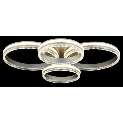 Globo - stmievateľné LED stropné svietidlo LED/90W/230V 2700-6000K strieborné + diaľkové ovládanie