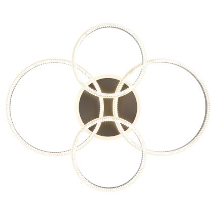 Globo - stmievateľné LED stropné svietidlo LED/90W/230V 2700-6000K strieborné + diaľkové ovládanie