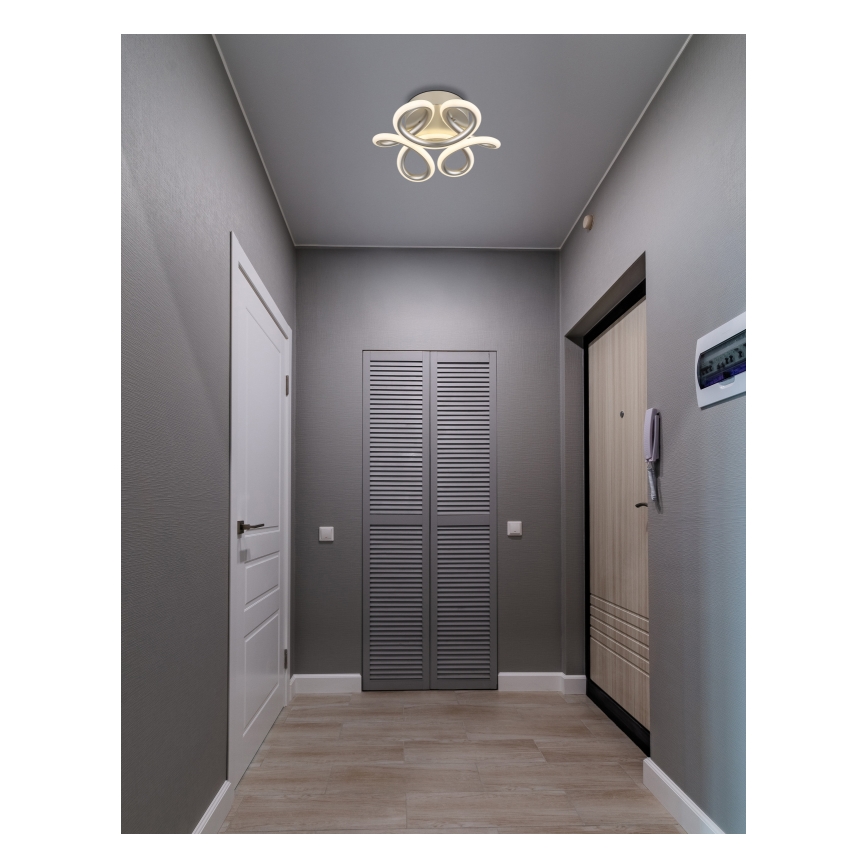 Globo - LED Stropné svietidlo LED/24W/230V 2700/4000/6000K pr. 26 cm matný chróm
