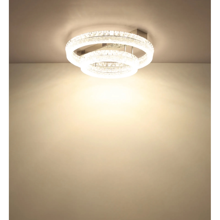 Globo - LED Stmievateľné stropné svietidlo LED/60W/230V 2700-6000K číre + diaľkové ovládanie