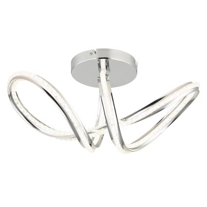 Globo - LED stmievateľné stropné svietidlo LED/40W/230V 2700-6000K lesklý chróm + diaľkové ovládanie