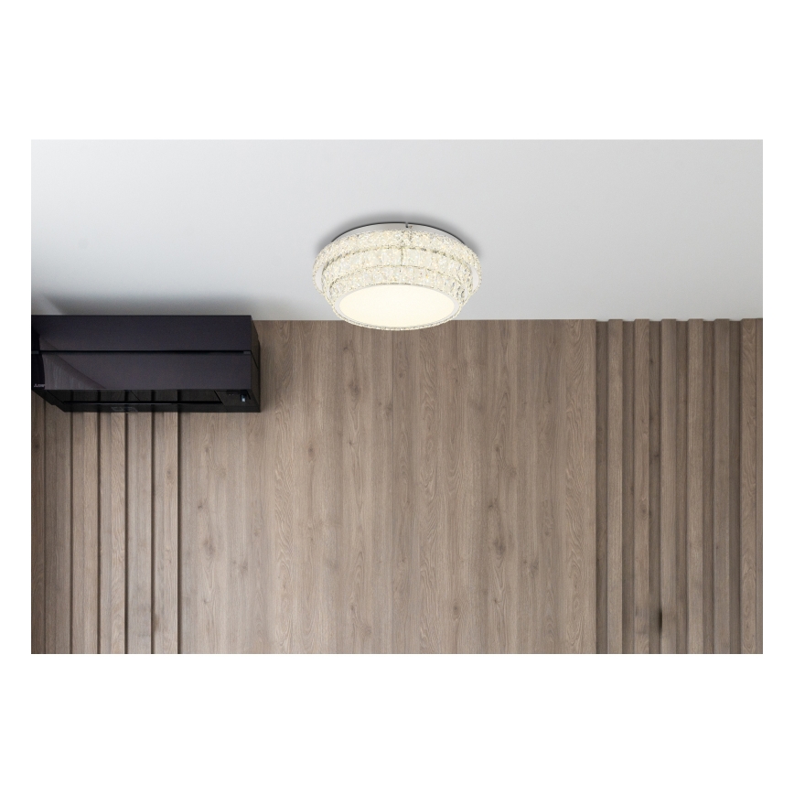 Globo - LED Stmievateľné stropné svietidlo LED/48W/230V 2700-6000K pr. 50 cm biela + diaľkové ovládanie