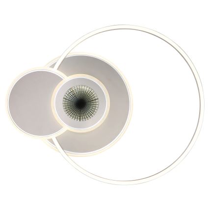 Globo - stmievateľné LED stropné svietidlo LED/24W/230V 2700-6000K strieborné + diaľkové ovládanie
